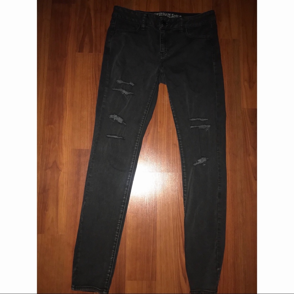 American Eagle black jeggings